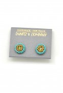 Beaded Dot Stud Earrings